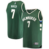 Image of Thon Maker Milwaukee Bucks Branded Fast Break Road Player Jersey Green - Icon Edition