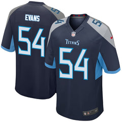 Rashaan Evans Tennessee Titans Draft First Round Pick Game Jersey – Navy 2018/2019