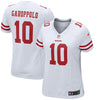 Image of Jimmy Garoppolo San Francisco 49ers Women's Team Color Game Jersey – White 2018/2019