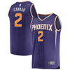 Image of Isaiah Canaan Phoenix Suns Branded Fast Break Player Jersey - Icon Edition – Purple