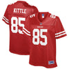 Image of George Kittle San Francisco 49ers Pro Line Women's Team Player Jersey – Scarlet 2018/2019