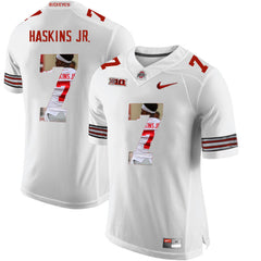 OHIO STATE Dwayne Haskins 7 White Jersey 2018 - 2019