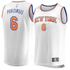 Image of Kristaps Porzingis New York Knicks Branded Fast Break Jersey White - Association Edition