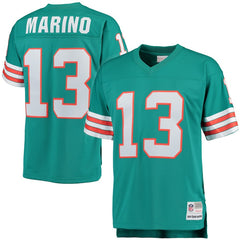 Dan Marino Miami Dolphins Mitchell & Ness Retired Player Vintage Jersey - Aqua 2018/2019