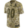 Image of T.J. Watt Pittsburgh Steelers Salute to Service Limited Jersey – Camo 2018/2019