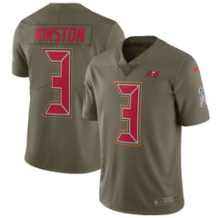 Jameis Winston Tampa Bay Buccaneers Salute to Service Limited Jersey - Olive 2018/2019