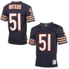 Image of Dick Butkus Chicago Bears Mitchell & Ness Retired Player Jersey - Navy Blue 2018/2019