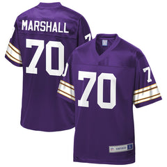 Jim Marshall Minnesota Vikings Pro Line Retired Player Jersey – Purple 2018/2019