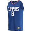 Image of Danilo Gallinari LA Clippers Branded Fast Break Jersey Blue - Icon Edition