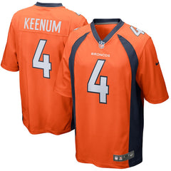 Case Keenum Denver Broncos Game Jersey  Orange