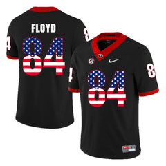 Leonard Floyd 84 Black Georgia Tech Jersey 2018 - 2019