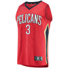 Image of Nikola Mirotic New Orleans Pelicans Branded Fast Break Player Jersey Red - Statement Edition