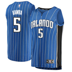 Mohamed Bamba Orlando Magic Branded 2018 NBA Draft First Round Pick Fast Break Jersey Blue – Icon Edition