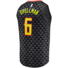 Image of Omari Spellman Atlanta Hawks Branded Fast Break Jersey - Icon Edition - Black