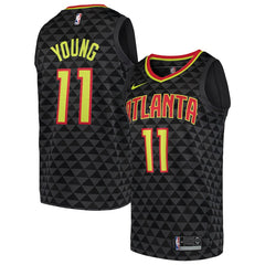 Atlanta Hawks Trae Young Men's Swingman Jersey - Black