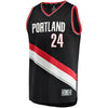 Image of Anfernee Simons Portland Trail Blazers Branded Fast Break Jersey - Icon Edition - Black