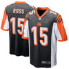 Image of John Ross III Cincinnati Bengals Game Jersey - Black 2018/2019