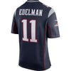 Image of Julian Edelman New England Patriots Navy Super Bowl LII Bound Game Jersey 2019