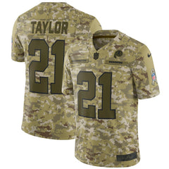 Sean Taylor Washington Redskins Salute to Service Retired Player Limited Jersey – Camo 2018/2019