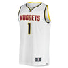 Image of Michael Porter Jr. Denver Nuggets Branded Fast Break Jersey - Association Edition – White