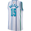 Image of Kemba Walker Charlotte Hornets Hardwood Classics Swingman Jersey – White