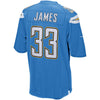 Image of Derwin James Los Angeles Chargers Game Jersey  Powder Blue