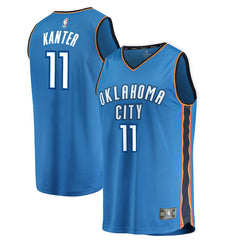 Enes Kanter Oklahoma City Thunder Branded Fast Break Jersey Blue - Icon Edition