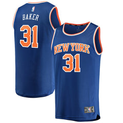 Ron Baker New York Knicks Branded Fast Break Road Player Jersey Royal - Icon Edition