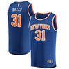 Image of Ron Baker New York Knicks Branded Fast Break Road Player Jersey Royal - Icon Edition