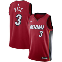 Dwyane Wade Miami Heat Swingman Jersey - Statement Edition – Red