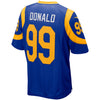 Image of Aaron Donald Los Angeles Rams Player Game Jersey  Royal