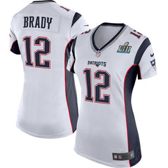 Tom Brady New England Patriots Women's White Super Bowl LII Bound Game Jersey 2019