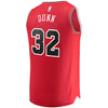 Image of Kris Dunn Chicago Bulls Branded Fast Break Road Player Jersey Red - Icon Edition