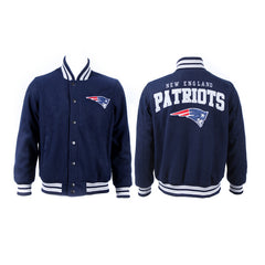 New England Patriots Navy Bomber Hoodie 2018 - 2019