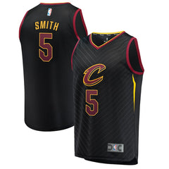 JR Smith Cleveland Cavaliers Branded Fast Break Jersey Black - Statement Edition