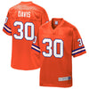 Image of Terrell Davis Denver Broncos NFL Pro Line Retired Player Jersey  Orange