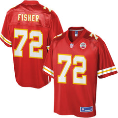 Men's Kansas City Chiefs Eric Fisher Pro Line Team Color Jersey