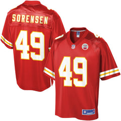 NFL Pro Line Mens Kansas City Chiefs Daniel Sorensen Team Color Jersey