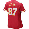 Image of Travis Kelce Kansas City Chiefs Women's Game Jersey - Red