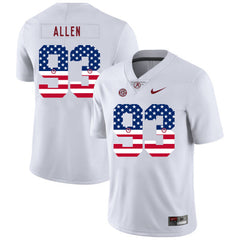 Jonathan Allen 93 White Alabama Crimson Tide Jersey 2018 - 2019