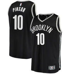 Theo Pinson Brooklyn Nets Branded Fast Break Jersey - Icon Edition - Black