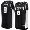 Image of Patty Mills San Antonio Spurs Branded Fast Break Jersey Black - Icon Edition