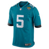 Image of Blake Bortles Jacksonville Jaguars New 2018 Game Jersey  Teal