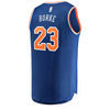 Image of Trey Burke New York Knicks Branded Fast Break Road Jersey Blue - Icon Edition