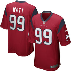 JJ Watt Houston Texans Alternate Game Jersey - Red