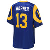 Image of Kurt Warner St. Louis Rams NFL Pro Line Retired Player Jersey  Royal