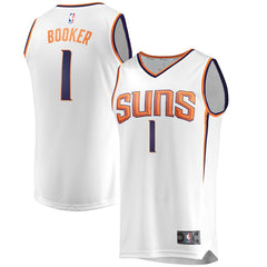 Devin Booker Phoenix Suns Branded Fast Break Jersey White - Association Edition