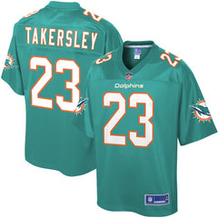 Cordrea Tankersley Miami Dolphins Pro Line Player Jersey – Aqua 2018/2019