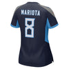 Image of Marcus Mariota Tennessee Titans Women's New Game Jersey – Navy 2018/2019