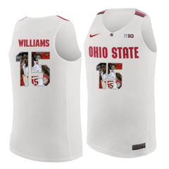Ohio State Williams #15 White Jersey